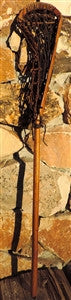Vintage Indian Handcrafted Wooden Lacrosse Stick 41 Inches Long