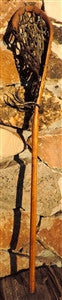 Vintage Indian Indian Handcrafted Wooden Lacrosse Stick 42 Inches Long
