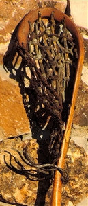 Vintage Indian Indian Handcrafted Wooden Lacrosse Stick 42 Inches Long