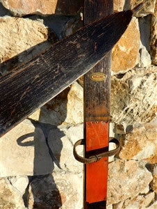 Antique Vintage CA Lund Record Skis 1930