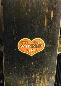 Antique Vintage The Winner Line Skis 1920 Near Mint Condition
