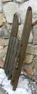 Antique Vintage Child's Torpedo Sled Hand Crafted 1910
