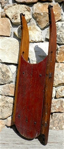 1880s Antique Victorian Handcrafted Childs Sled