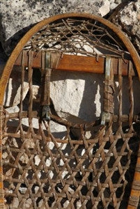 WWII 10th Mountain Division Bear Paw Snowshoes